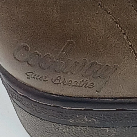 Coolway Bring/Betta Brown Leather Knit Sweater Cuff Ankle Boots Women's Size 8.5 - Picture 14 of 16